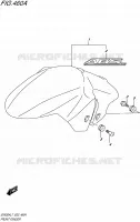 FRONT FENDER for Suzuki SV 650 2017