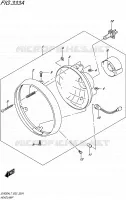 HEADLIGHT (SV650AL7 E02) for Suzuki SV 650 2017