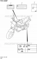 LABEL (SV650AL7 E19) for Suzuki SV 650 2017