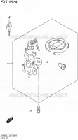 LOCK SET for Suzuki SV 650 2017