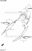 REAR FAIRING (YSF,YVZ,YWW) for Suzuki SV 650 2017