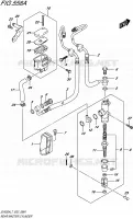 REAR MASTER CYLINDER for Suzuki SV 650 2017
