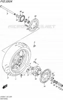 REAR WHEEL (SV650AL7 E02) for Suzuki SV 650 2017