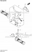 HANDGRIPS   LEVERS  for Suzuki TU 250 2017