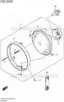 HEADLIGHT for Suzuki TU 250 2017