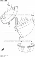 REAR FAIRING for Suzuki TU 250 2017