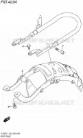 REAR FRAME for Suzuki TU 250 2017