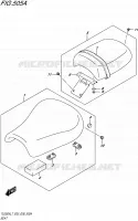 SEAT for Suzuki TU 250 2017
