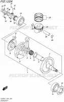 CRANKSHAFT for Suzuki TU 250 2017