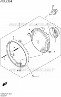 HEADLIGHT for Suzuki TU 250 2017