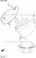 REAR FAIRING for Suzuki TU 250 2017