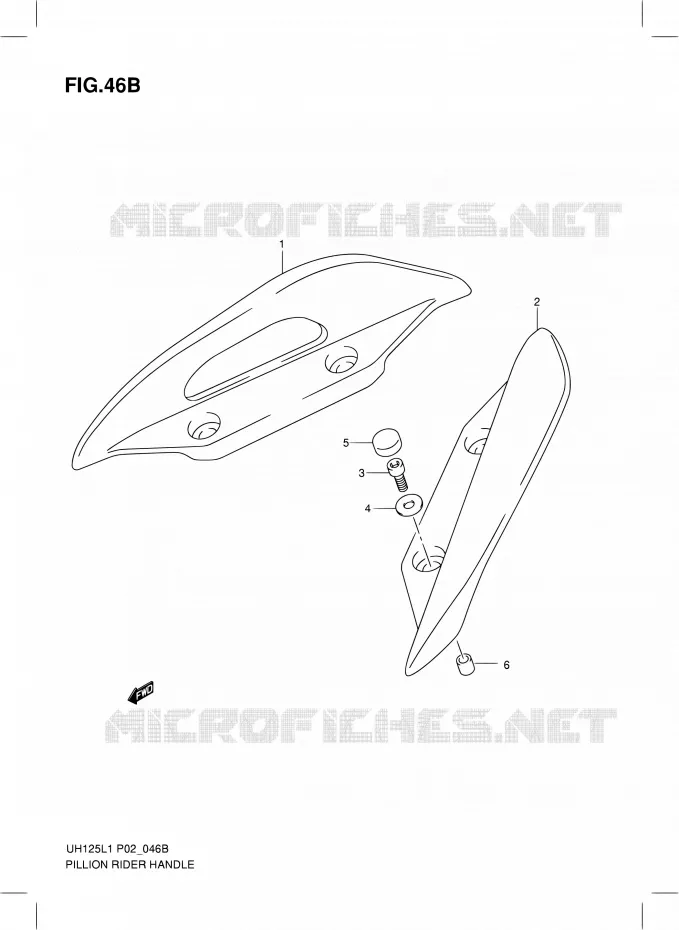 BACKREST (MODEL RACING P19) Suzuki SCOOTER 125 BURGMAN 2012  UH125G L1 (P19)