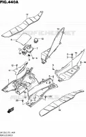 FOOTREST for Suzuki BURGMAN 125 2016