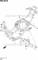 FRAME for Suzuki BURGMAN 125 2016