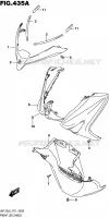 FRONT FAIRING for Suzuki BURGMAN 125 2016