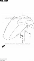 FRONT FENDER for Suzuki BURGMAN 125 2016