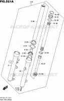 FRONT FORK for Suzuki BURGMAN 125 2016