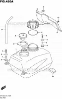 FUEL TANK for Suzuki BURGMAN 125 2016