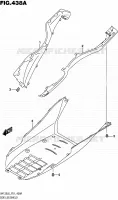 LOWER FAIRING for Suzuki BURGMAN 125 2016