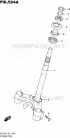 STEERING COLUMN for Suzuki BURGMAN 125 2016