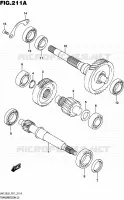 TRANSMISSION (2) for Suzuki BURGMAN 125 2016