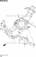 FRAME for Suzuki BURGMAN 200 2016