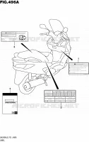 LABEL for Suzuki BURGMAN 200 2016