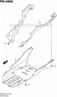 LOWER FAIRING for Suzuki BURGMAN 200 2016