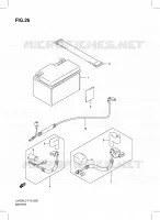 BATTERY for Suzuki BURGMAN 200 2013