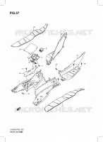 FOOTREST for Suzuki BURGMAN 200 2013