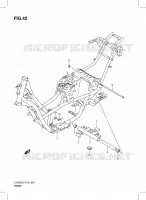 FRAME for Suzuki BURGMAN 200 2013