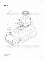 FUEL TANK for Suzuki BURGMAN 200 2013
