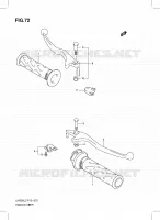 HANDGRIPS   LEVERS  for Suzuki BURGMAN 200 2013