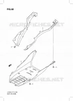 LOWER FAIRING (UH200ZL3 P19) for Suzuki BURGMAN 200 2013