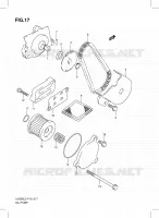 OIL PUMP for Suzuki BURGMAN 200 2013
