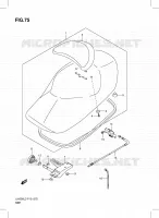 SEAT (UH200L3 P19) for Suzuki BURGMAN 200 2013
