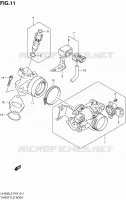 THROTTLE BODY for Suzuki BURGMAN 200 2013