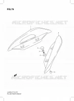 BACKREST (UH200L3 P19) for Suzuki BURGMAN 200 2013