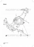 FRAME for Suzuki BURGMAN 200 2013