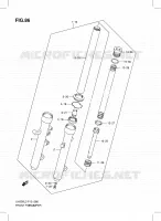 FRONT FORK (UH200ZRL3 P19) for Suzuki BURGMAN 200 2013