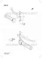 HANDGRIPS   LEVERS  for Suzuki BURGMAN 200 2013