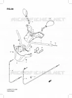 HANDLEBAR (UH200GL3 P19) for Suzuki BURGMAN 200 2013