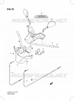 HANDLEBAR (UH200ZL3 P19) for Suzuki BURGMAN 200 2013