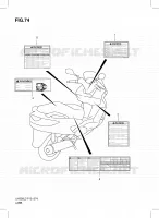 LABEL for Suzuki BURGMAN 200 2013