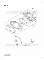 SPEEDOMETER (UH200L3 P19) for Suzuki BURGMAN 200 2013