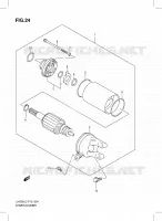 STARTER MOTOR for Suzuki BURGMAN 200 2013