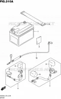 BATTERY for Suzuki BURGMAN 200 2016