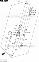 FRONT FORK for Suzuki BURGMAN 200 2016