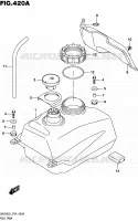 FUEL TANK for Suzuki BURGMAN 200 2016