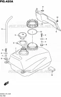 FUEL TANK for Suzuki BURGMAN 200 2016